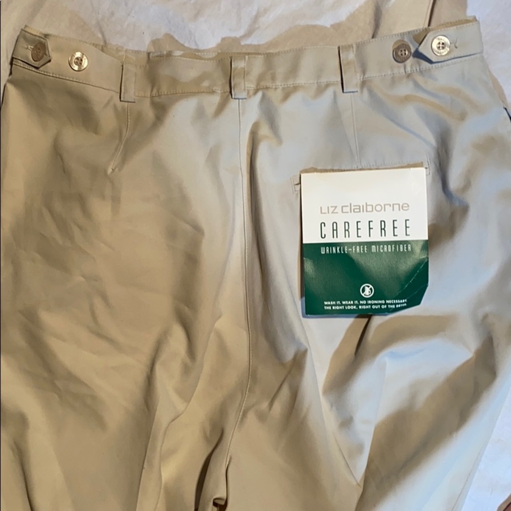 New Liz Claiborne Liz Gold Pants 16 - Picture 4 of 5